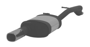 Mazda 5 Performance Exhaust - Remus - Axle Back - 2006